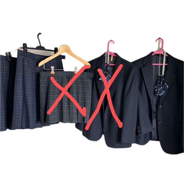 お値下げします。高校制服大きめ