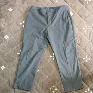 7部丈パンツ 黒