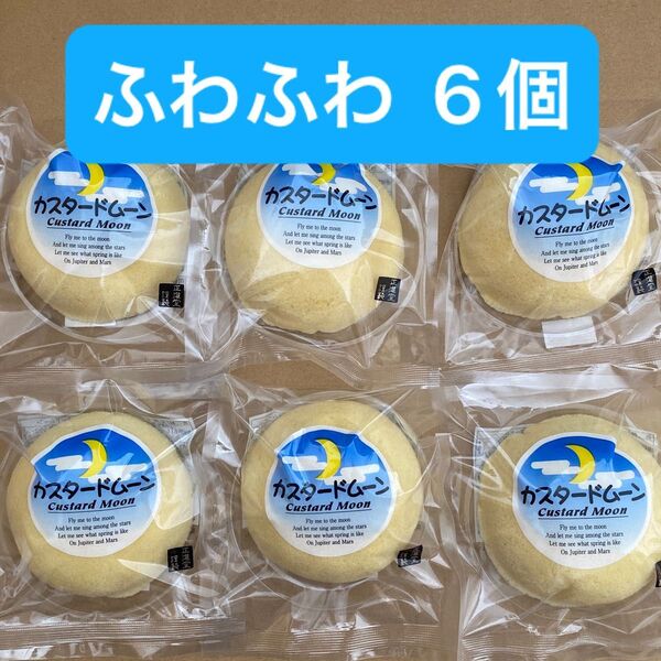 【 北海道 正進堂製菓 】 カスタードムーン 6個