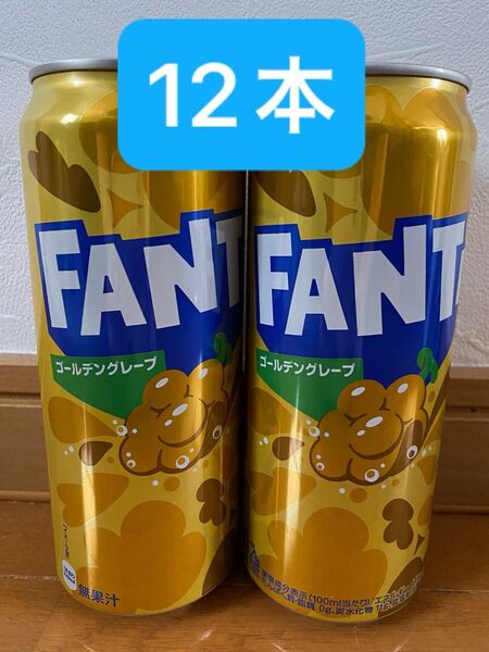 ファンタ ゴールデングレープ 500ml × 12本