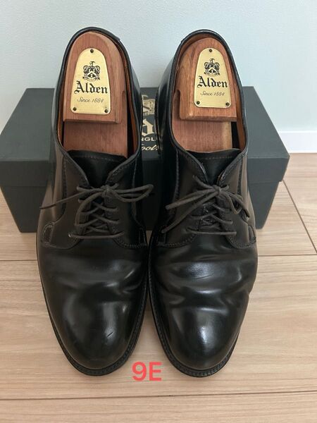 オールデン 9901 9E 黒 コードバン ★ 純正シューツリー付 Alden