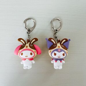 マイメロ×クロミ×宇佐美 コラボ 立体ラバーキーホルダー