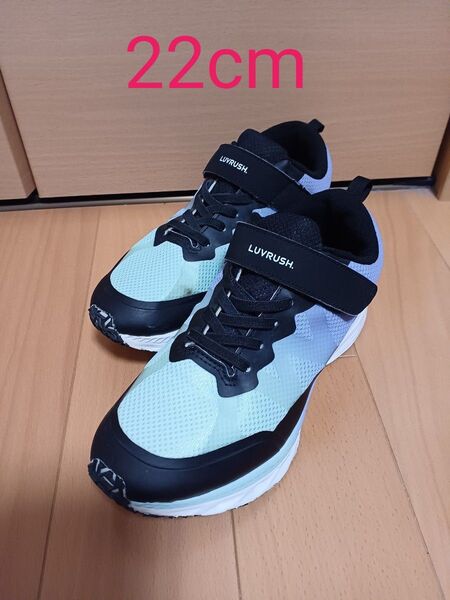スニーカー ラブラッシュ バネの力 22cm 幅広 3E ムーンスター スーパースター