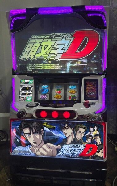 中古 頭文字D XR パチスロ スロット 実機 コイン不要機