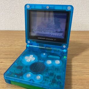 ゲームボーイアドバンスSP クリアブルー