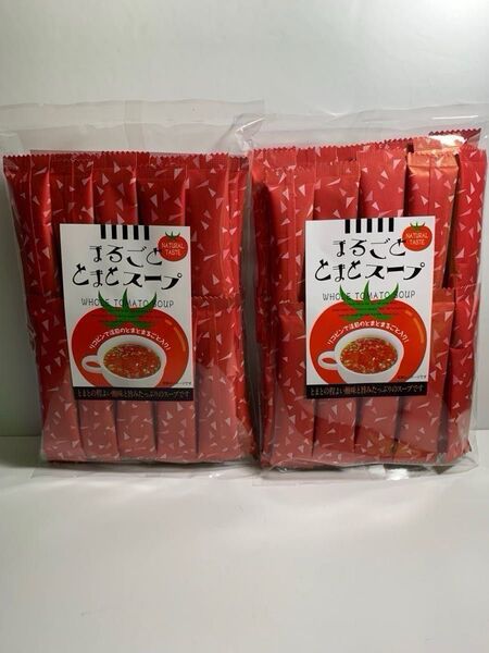 丸ごとトマトスープ25本入り2袋セット。