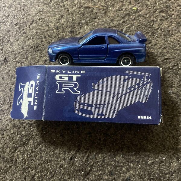 トミカ 特注 日産 スカイラインGT-R BNR34 ガリバー特注