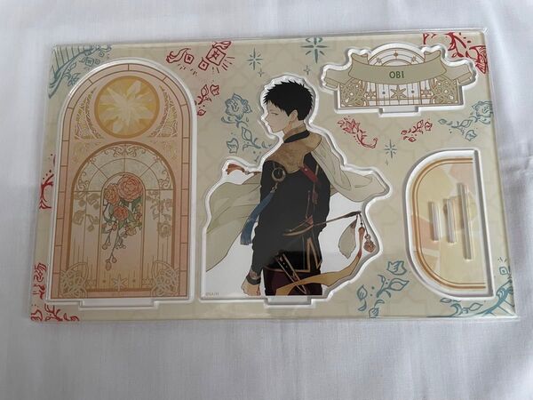 赤髪の白雪姫展 原画展 赤髪展 あきづき空太 アクリルスタンド ステンドグラス風 アクスタ オビ