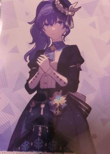 初音ミク プロセカ ニーゴ アルバムCD特典 L判ブロマイド 朝比奈まふゆ