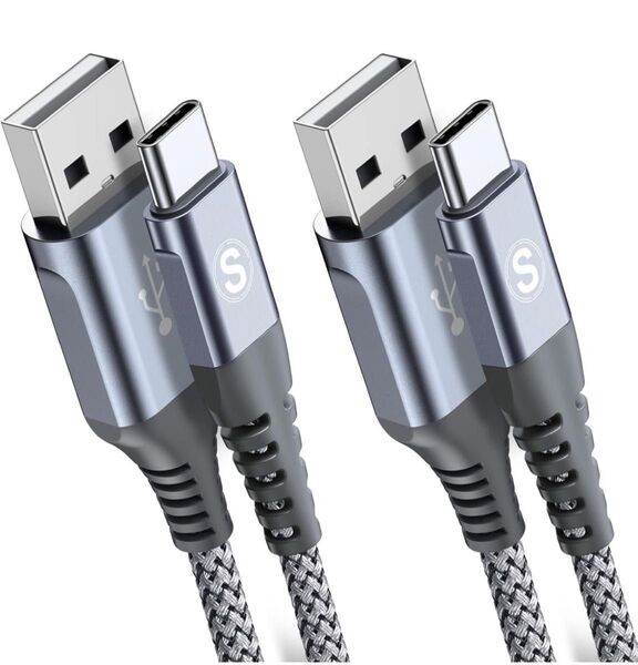 早い者勝ち! タイプc ケーブル 2M 2本セット 急速充電 USB C&USB C ケーブル 充電ケーブル 充電器 Type-c