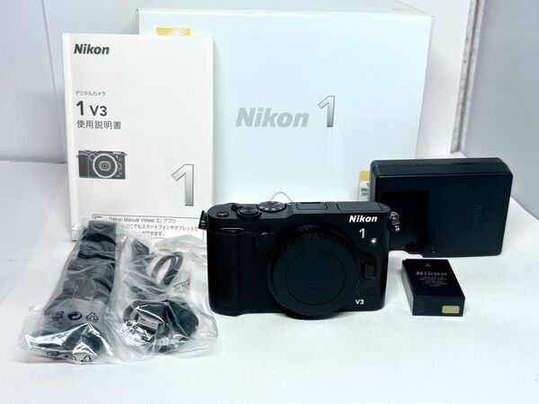 元箱付き 僅か2386ショット ニコン Nikon1 V3 ボディ