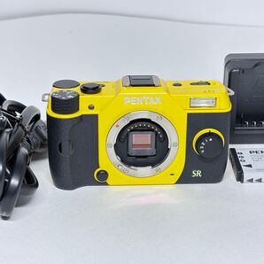 僅か487ショット 極上品 ペンタックス Q7 ボディ イエロー