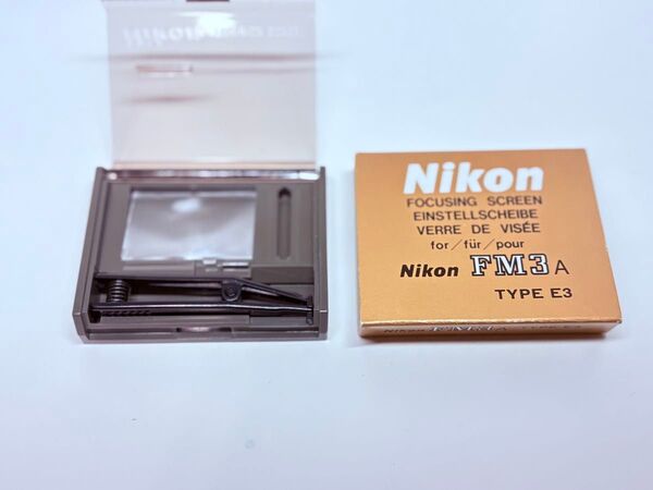 元箱付き ニコン ファインダースクリーン TYPE E3 FM3A用
