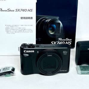 元箱付き 新品級 キヤノン PowerShot SX740 HS ブラック