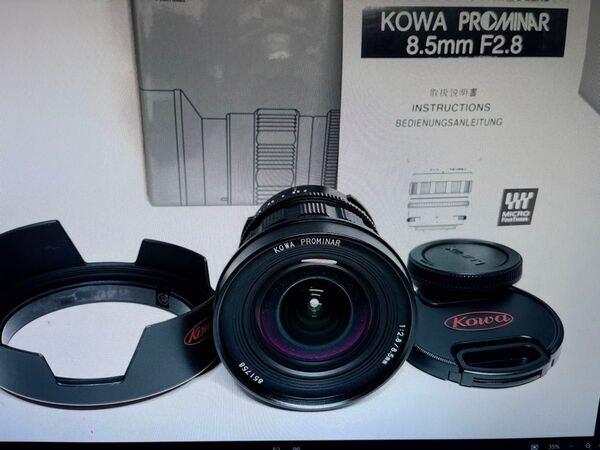 元箱付き KOWA PROMINAR 8.5mm F2.8 マイクロフォーサーズ