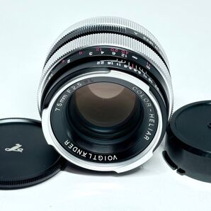Voigtlander COLOR-HELIAR 75mm F2.5 SL キヤノンFD