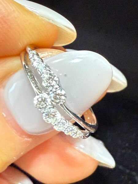 お値打ち!キラキラ◎上質ダイヤモンドリング pt950 0.3ct 高品質