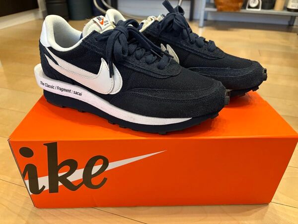 Fragment × sacai × Nike LD Waffle ネイビー