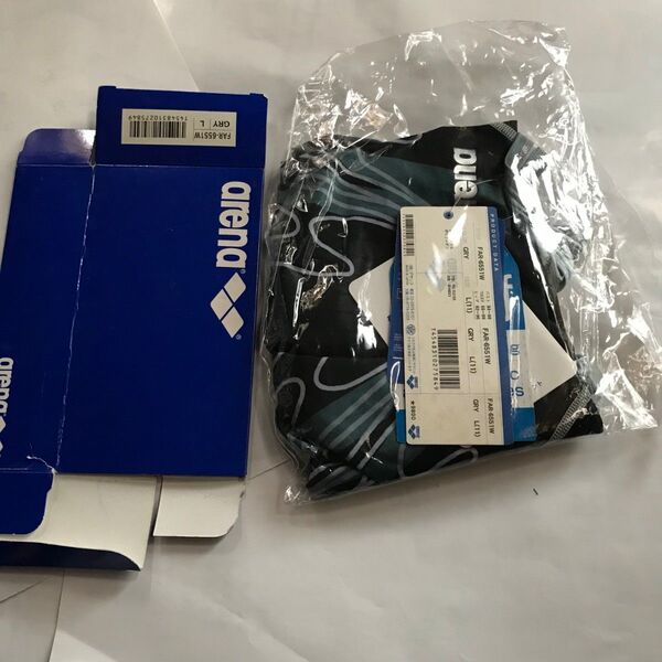 arena nux-f 女子 競泳水着 L FAR-6551W GRY