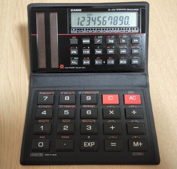CASIO fx-470 SCIENTIFIC CALCULATOR 電卓