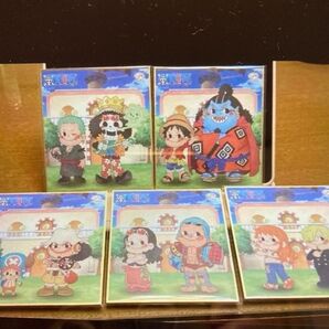 ◯ONE PIECEワンピース◎FUJIYA未開封ミニ色紙コンプリート5