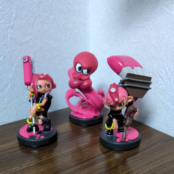 スプラトゥーン amiibo 3個セット ピンク