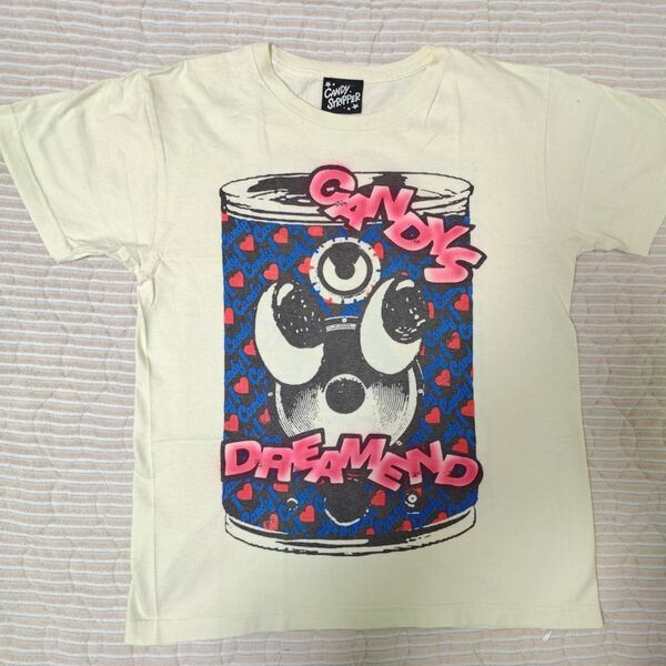 Candy stripper ベアー缶 Tシャツ L 半袖 ヴィンテージ