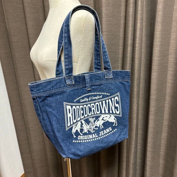 ロデオクラウンズ デニムトートバッグ