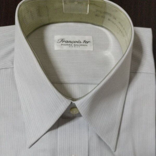 Francois 1er Pierre Balmain ストライプシャツ メンズ
