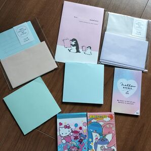 メモ帳 レターセットなど使用品余り