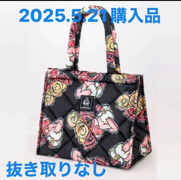 ヒステリックミニ スクエアバッグ トートバッグ 黒 ブラック 新品未開封