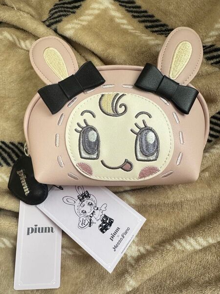 《即日配送可能!》pium × mezzo piano ベリエちゃん ポーチ ピンク ベリエ メゾピアノ ピウム pium