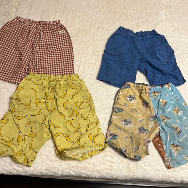 【夏物】男の子半ズボン4枚セット 140cm