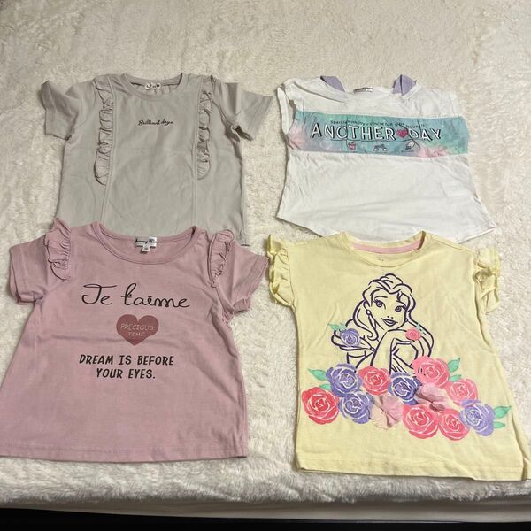 【夏物】女の子半袖tシャツセット 110cm
