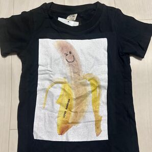 新品 バナナプリントTシャツ 110