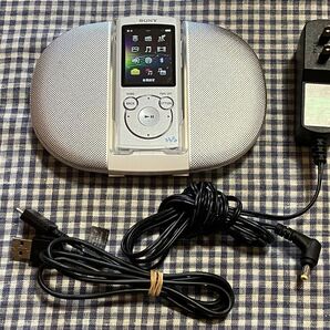 ソニー ウォークマン NW-S764K ホワイト RDP-NWT17 AC-E5212 WMC-NW20MU 中古品 初期化済み
