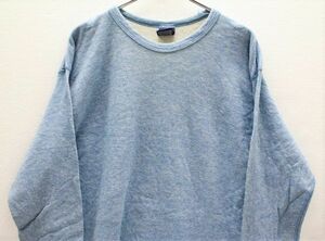 90's USA製 duofold デュオフォールド 2レイヤー 長袖 Tシャツ (XL) 霜降り青 90年代 アメリカ製 旧タグ ロンＴ インナー