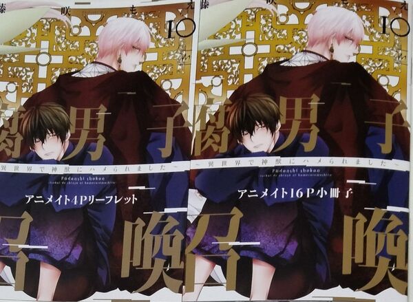 腐男子召喚 10 アニメイト特典 小冊子+リーフレット 藤咲もえ