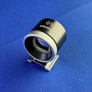キャノン標準レンズ50mm用外付けビューファインダーですパララックス補正機構を搭載しています