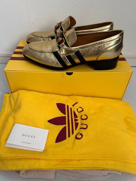 GUCCI adidas 3STRIPE BIT loafers ローファー シューズ