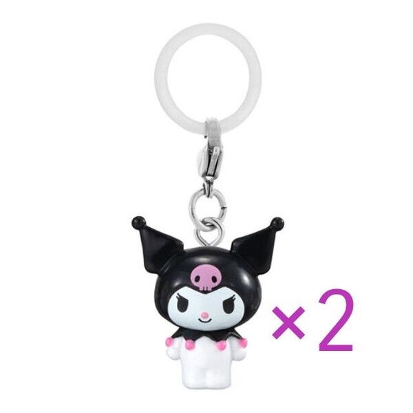 サンリオ めじるし めじるしアクセサリー チャーム キーホルダー クロミ ガチャ ガチャガチャ カプセルトイ 2点