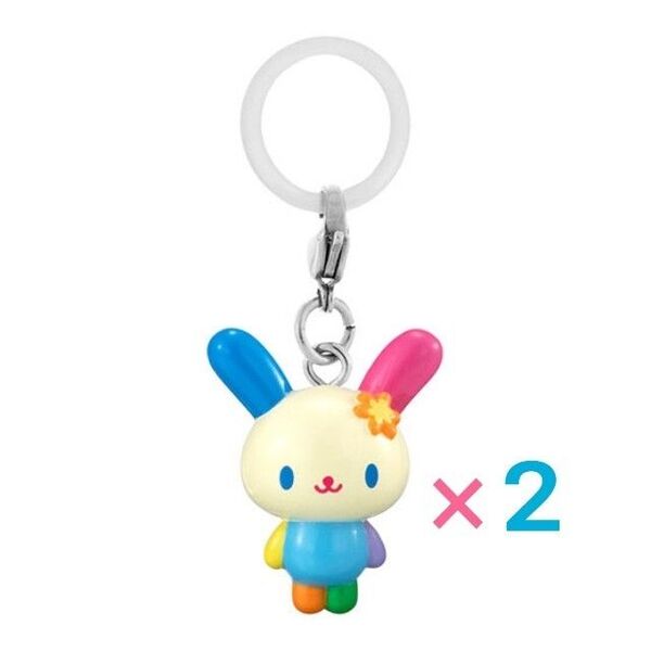 ラスト1セット サンリオ めじるし めじるしアクセサリー チャーム キーホルダー ウサハナ ガチャ ガチャガチャ ③