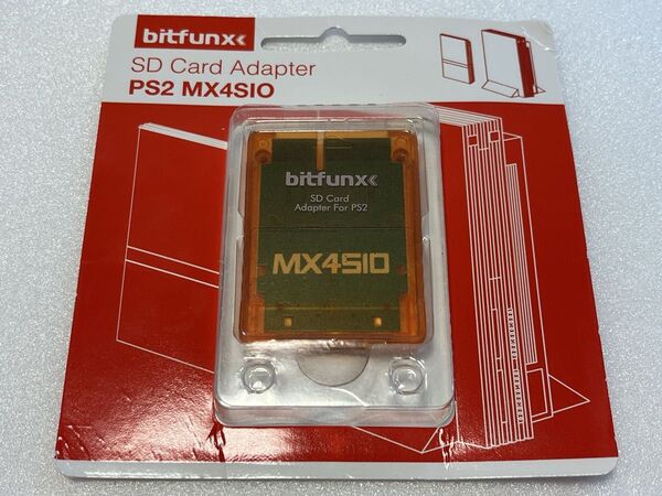 Bitfunx MX4SIO MicroSD カードアダプタ オレンジ