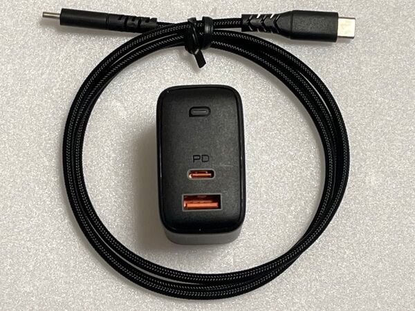 AUKEY OMNIA 充電器 PA-B3 65W + Type-Cケーブル ブラック