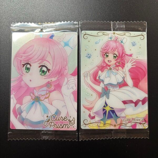 プリキュアカードウエハース8 キュアプリズム2枚セット ヒロインレア