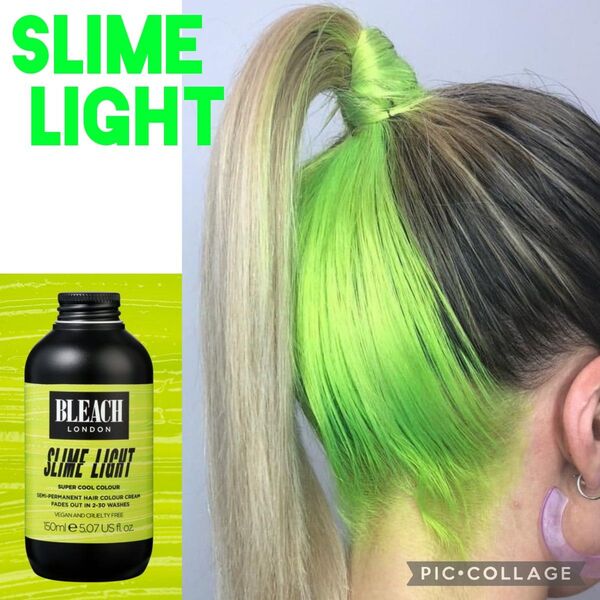 【Slime Light】ネオングリーン☆スーパークールカラーズ150ml★bleach london★検索 マニックパニック