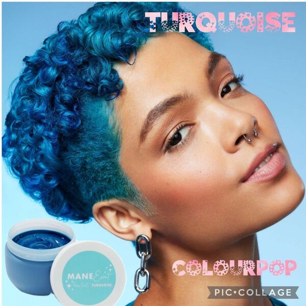 【turquoise/ターコイズ】hair tint 142g×1★カラーポップ セルフカラー カラーバター
