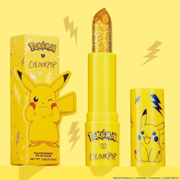 ☆限定品☆ピカチュウリップバーム☆ポケモンコラボ☆カラーポップ colourpop 海外コスメ