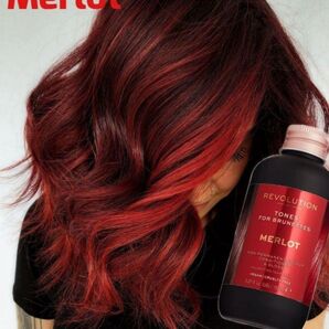 【Melot】ブルネット(茶髪)のためのヘアカラー★レボリューションヘアケア カラーバター ラベル不良