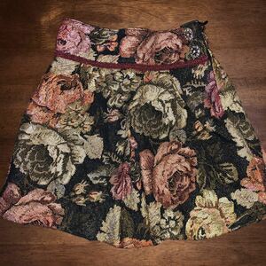 [ANNA SUI mini| Anna Sui Mini ] мини-юбка юбка-клеш 110. б/у go Blanc ткань способ сверху товар 